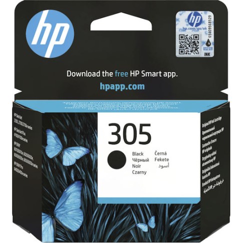 HP 305 Γνήσιο Μελάνι Εκτυπωτή InkJet Μαύρο (3YM61AE)