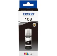 Epson 108 Γνήσιο Μελάνι Εκτυπωτή InkJet Μαύρο (C13T09C14A)