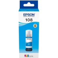 Epson 108 Γνήσιο Μελάνι Εκτυπωτή InkJet Ανοιχτό Κυανό (C13T09C54A)