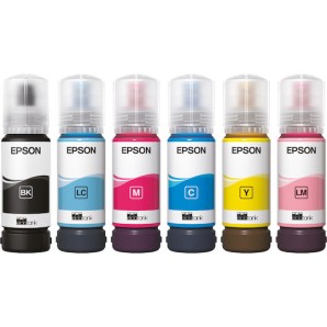 Epson 108 Γνήσιο Μελάνι Εκτυπωτή InkJet Ανοιχτό Κυανό (C13T09C54A)