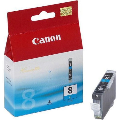Canon CLI-8 Γνήσιο Μελάνι Εκτυπωτή InkJet Κυανό (0621B001)