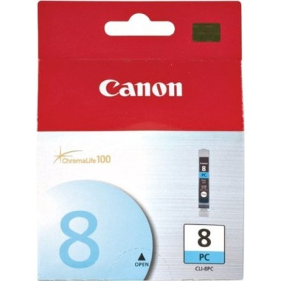 Canon CLI-8 Γνήσιο Μελάνι Εκτυπωτή InkJet Photo Κυανό (0624B001)