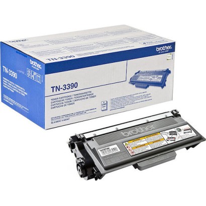 Brother TN-3390 Γνήσιο Toner Laser Εκτυπωτή Μαύρο 12000 Σελίδων TN-3390