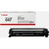 Canon 047 Γνήσιο Toner Laser Εκτυπωτή Μαύρο 1600 Σελίδων (2164C002)