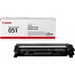 Canon 051 Γνήσιο Toner Laser Εκτυπωτή Μαύρο 1700 Σελίδων 2168C002