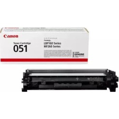 Canon 051 Γνήσιο Toner Laser Εκτυπωτή Μαύρο 1700 Σελίδων 2168C002