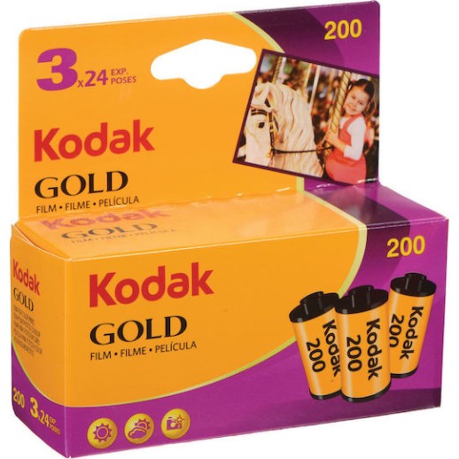 Kodak Color Negative Gold 200 Ρολό Φιλμ 35mm (3x24 Exposures)