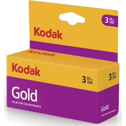 Kodak Color Negative Gold 200 Ρολό Φιλμ 35mm (3x24 Exposures)