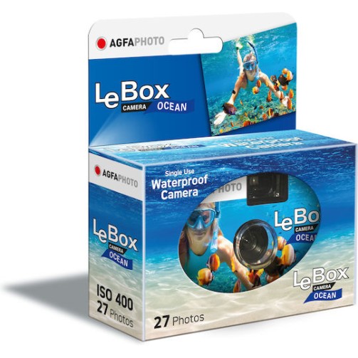 AgfaPhoto LeBox Αδιάβροχη Φωτογραφική Μηχανή μιας Χρήσης Ocean