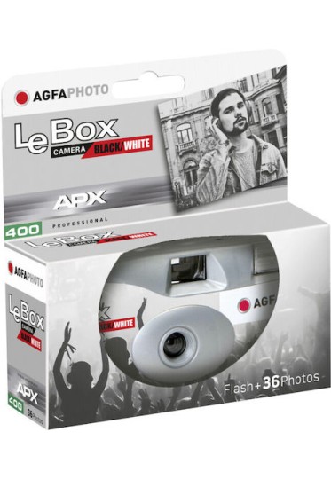 AgfaPhoto LeBox Φωτογραφική Μηχανή μιας Χρήσης Black/White