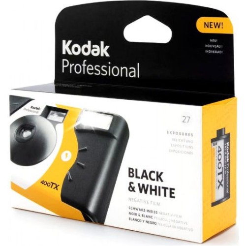 Kodak Tri-X 400 B&W Suc 27 Φωτογραφική Μηχανή μιας Χρήσης Black