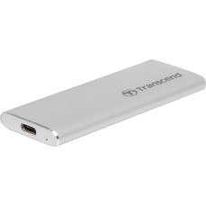 Transcend ESD240C USB 3.1 / USB-C Εξωτερικός SSD 120GB M.2 Ασημί