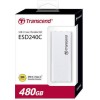 Transcend ESD240C USB 3.1 / USB-C Εξωτερικός SSD 480GB M.2 Ασημί