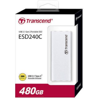 Transcend ESD240C USB 3.1 / USB-C Εξωτερικός SSD 480GB M.2 Ασημί