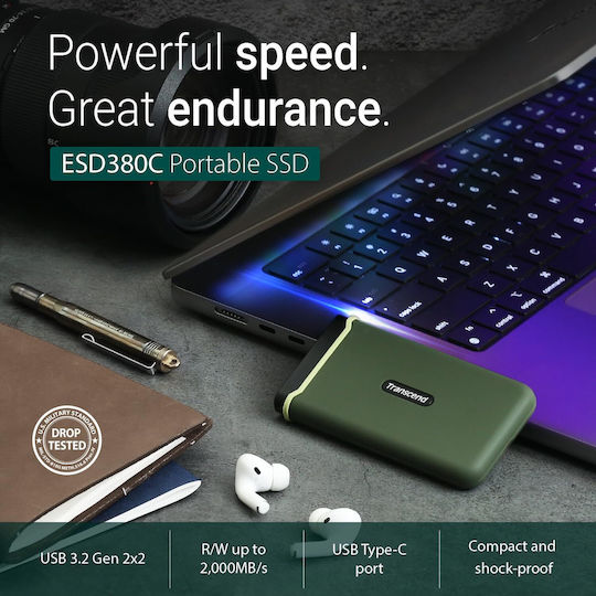 Transcend ESD380C USB-C Εξωτερικός SSD 4TB 2.5