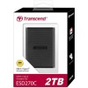 Transcend ESD270C USB 3.1 / USB-C Εξωτερικός SSD 2TB 2.5