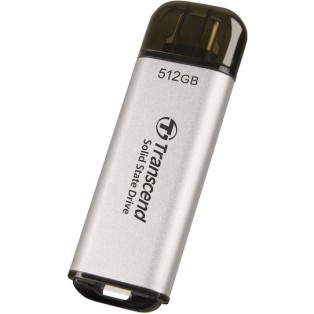 Transcend Esd300s 512GB USB 3.2 SSD Stick με σύνδεση USB-C Γκρι