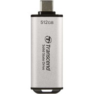 Transcend Esd300s 512GB USB 3.2 SSD Stick με σύνδεση USB-C Γκρι