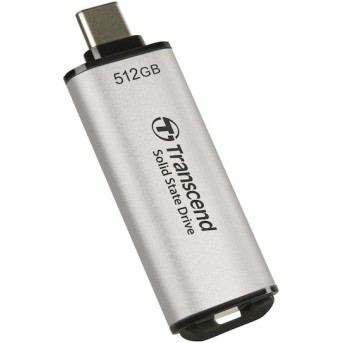 Transcend Esd300s 512GB USB 3.2 SSD Stick με σύνδεση USB-C Γκρι