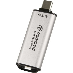 Transcend Esd300s 512GB USB 3.2 SSD Stick με σύνδεση USB-C Γκρι