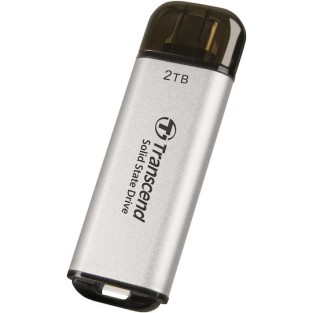 Transcend Esd300s 2TB USB 3.2 SSD Stick με σύνδεση USB-C Γκρι
