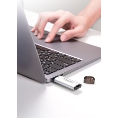 Transcend Esd300s 2TB USB 3.2 SSD Stick με σύνδεση USB-C Γκρι