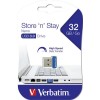 Verbatim Store 'n' Stay Nano 32GB USB 3.0 Stick Μπλε