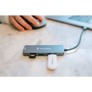 Verbatim 64GB USB 2.0 Stick με σύνδεση USB-C Λευκό