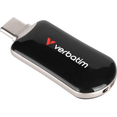Verbatim 128GB USB 3.2 Stick με σύνδεση USB-C Μαύρο