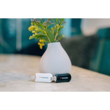 Verbatim 256GB USB 2.0 Stick με σύνδεση USB-C Λευκό