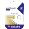 Verbatim Metal Executive 32GB USB 3.0 Stick Χρυσό
