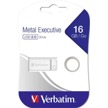 Verbatim Metal Executive 16GB USB 2.0 Stick Ασημί