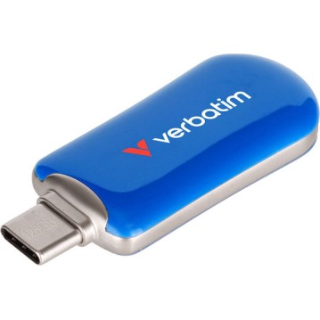 Verbatim 128GB USB 2.0 Stick με σύνδεση USB-C Μπλε