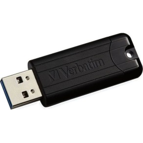 Verbatim PinStripe 32GB USB 3.0 Stick Μαύρο