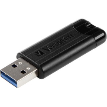 Verbatim PinStripe 32GB USB 3.0 Stick Μαύρο