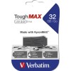 Verbatim ToughMAX 32GB USB 2.0 Stick Μαύρο