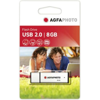 AgfaPhoto 8GB USB 2.0 Stick Ασημί