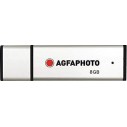 AgfaPhoto 8GB USB 2.0 Stick Ασημί