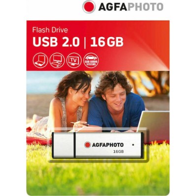 AgfaPhoto 16GB USB 2.0 Stick Ασημί