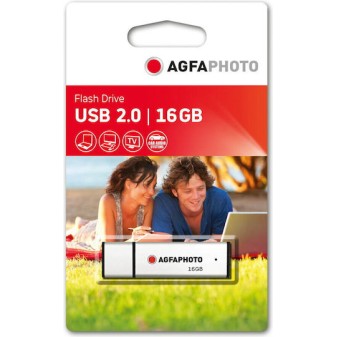 AgfaPhoto 16GB USB 2.0 Stick Ασημί