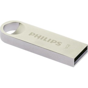Philips Moon 16GB USB 2.0 Stick Ασημί