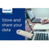 Philips Moon 16GB USB 2.0 Stick Ασημί