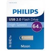 Philips Moon 64GB USB 2.0 Stick Ασημί