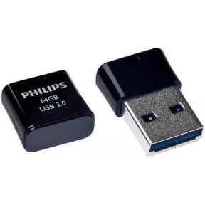 Philips Moon 64GB USB 2.0 Stick Ασημί