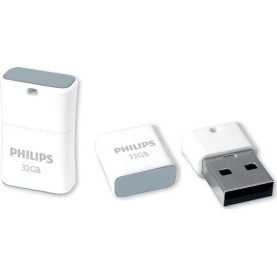Philips Pico 32GB USB 2.0 Stick Γκρι