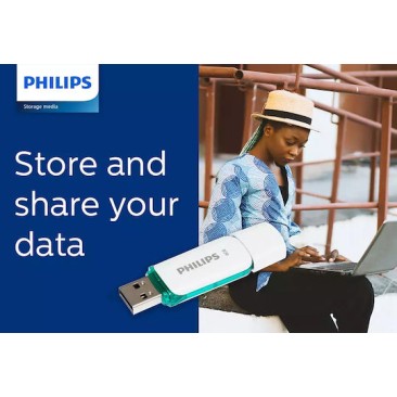 Philips Snow Edition 8GB USB 2.0 Stick Πράσινο
