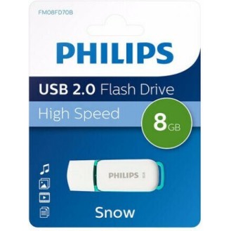Philips Snow Edition 8GB USB 2.0 Stick Πράσινο