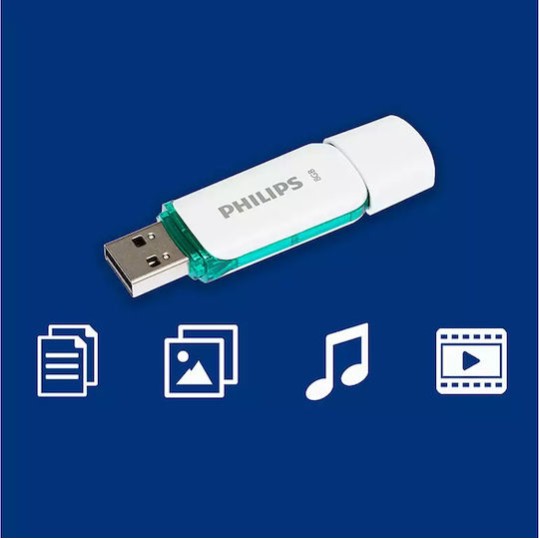Philips Snow Edition 8GB USB 2.0 Stick Πράσινο