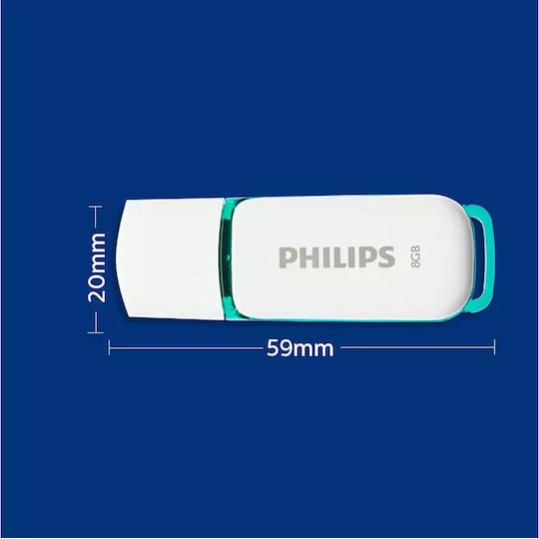 Philips Snow Edition 8GB USB 2.0 Stick Πράσινο