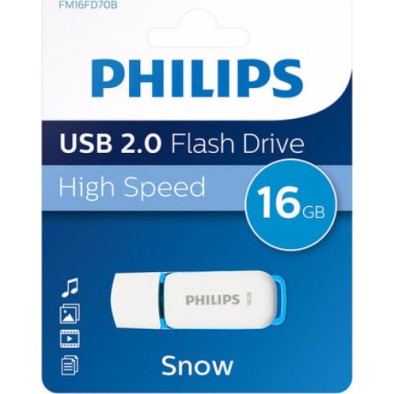 Philips Snow 16GB USB 2.0 Stick Μπλε